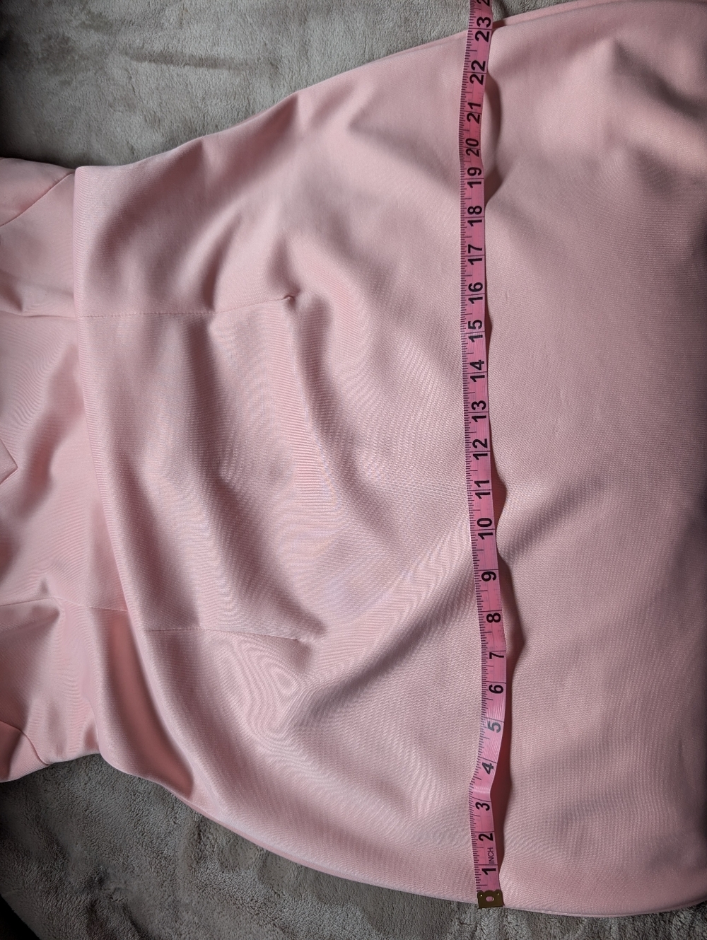 Pink Sleeveless V-Neck Sheath Dress - Picture 10 of 10